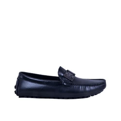 The Wardrobe Stylish Piece Detailed Italian Leather Loafers MSH3711