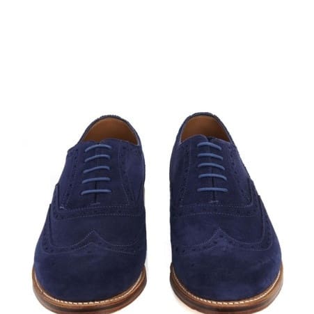 ralph lauren blue suede shoes