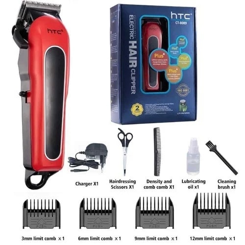 HTC Hair Clipper Rechargeable Professional Electrical Hair Trimmer – Gifts  R Us