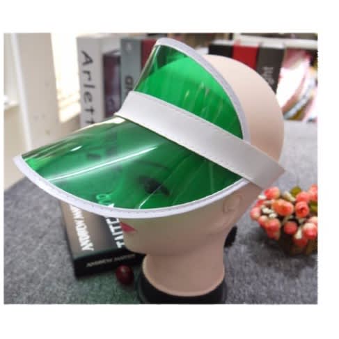 Kellyzola Fashion Transparent Summer Visor Hat Green Konga Online Shopping