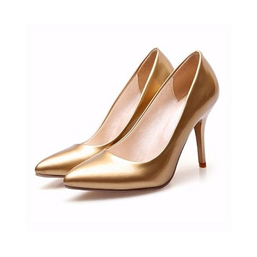 forever 21 gold shoes