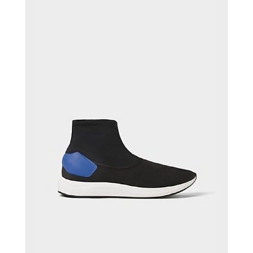 Zara Men's Sock-style Hi-top Sneakers 