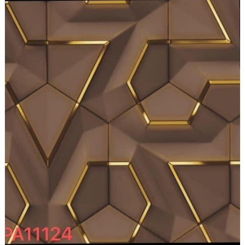 Wallpaper 3d  Meter - Brown/gold | Konga Online Shopping