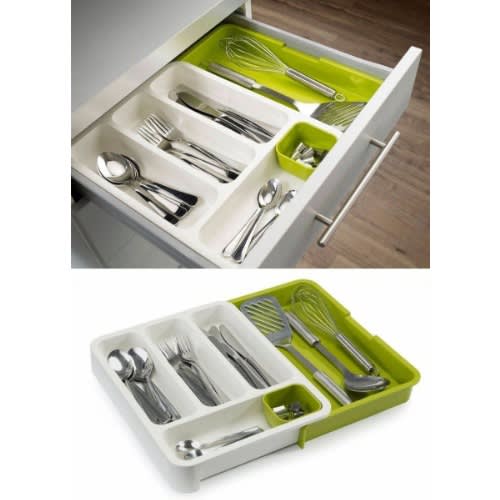 Expandable Cutlery Tray Kitchen Organizer Utensil Drawer Insert
