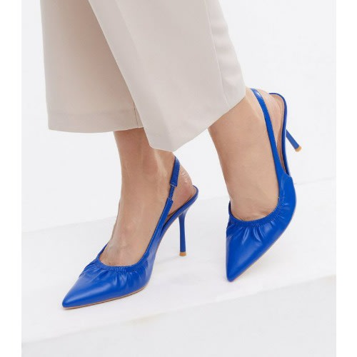 New Look Ruched Slingback Stiletto Heel Courts | Konga Online Shopping