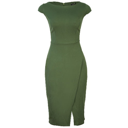 corporate wrap dress