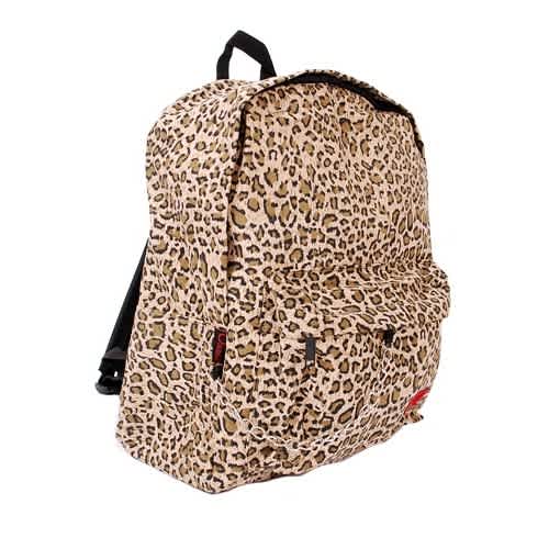 leopard print bookbag