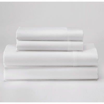 Plain Bed Sheet with 4 Pillow Cases - White | Konga Online Shopping