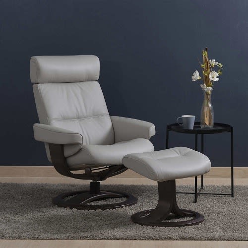 Oslo Leather Recliner & Ottoman Konga Online Shopping