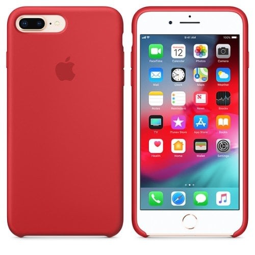 Silicon Cover Pouch For iPhone 8 Plus Red Konga Online Shopping