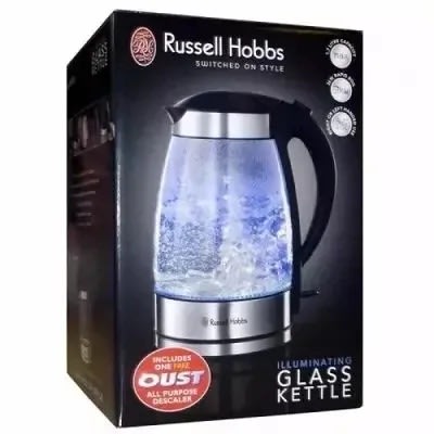 russell hobbs illuminating glass kettle