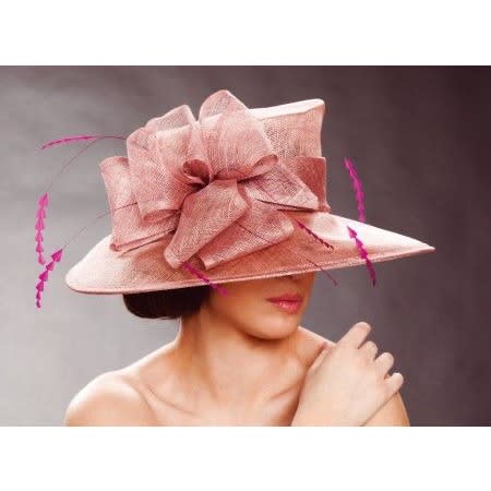 Peach Hat With Pink Feathers | Konga 