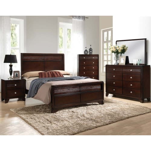 Bin Full Bedroom Set Of 6 By 7 Bed Mirror Dresser Bedside Console Table