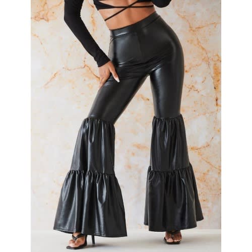 Leather trousers for ladies top