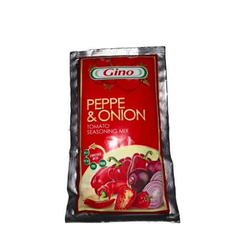Gino Pepper & Onion Tomato Paste - 70g X 50 Sachets | Konga Online Shopping