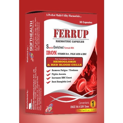 Softhealth  Ferrup Capsule- 30 Capsules.