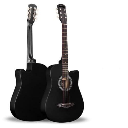 Acoustic Guitar With Bag Strap Black Konga Online Shopping