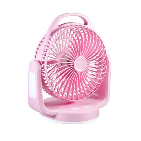 table fan with led light