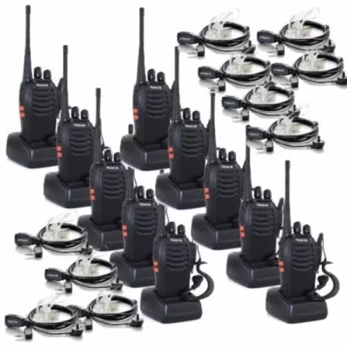 Baofeng Security Phone Bf888s Walkie Talkie With Earpieces 10pieces