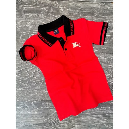 Boy's Burberry T-Shirt - Red | Konga Online Shopping