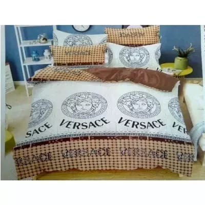 Versace Inspired Print Bedsheet Duvet With 4 Pillow Cases Konga
