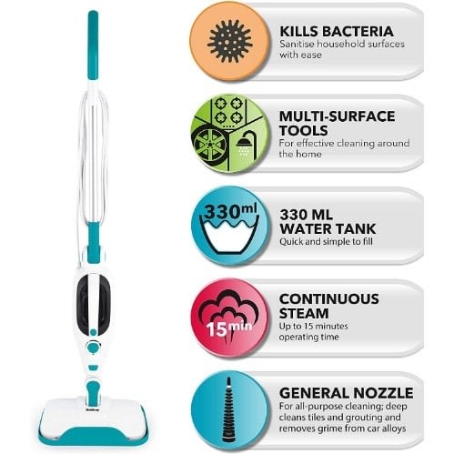 beldray 9 in 1 steam cleaner