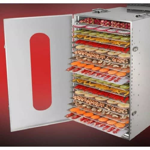 Commercial Dehydrator 20 Stainless Steel Trays Fruit Vegetable Food Dry  Machine