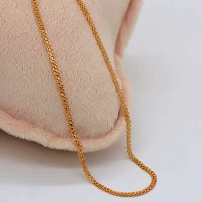 Tiny Gold Pattern Necklace | Konga 