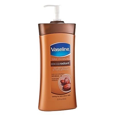 vaseline total moisture cocoa radiant