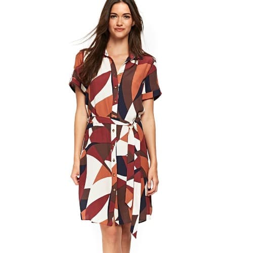 wallis rust dress