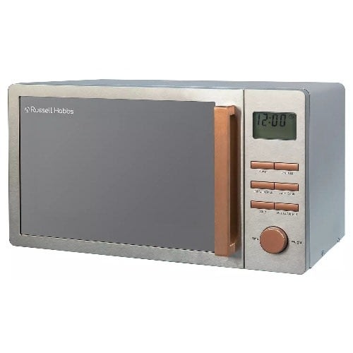 Russell hobbs luna 800w standard microwave store rhmdl801cp copper