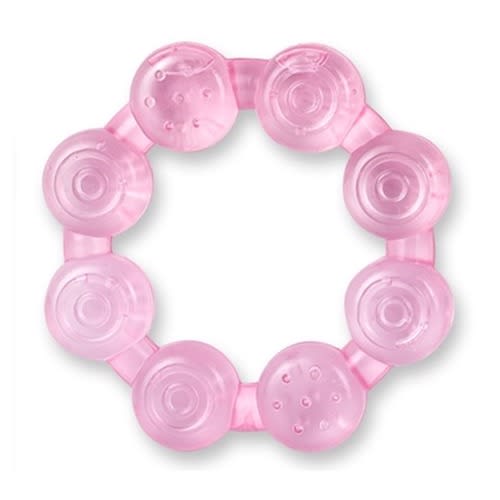 Baby King Bpa Free Water Filled Gum Massager Toy Teether Ring