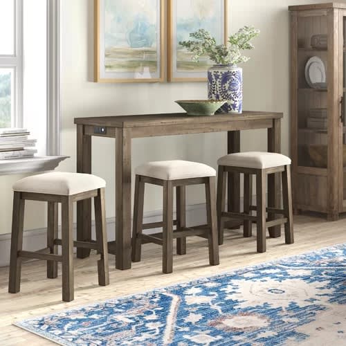 raymundo 4 piece pub table set
