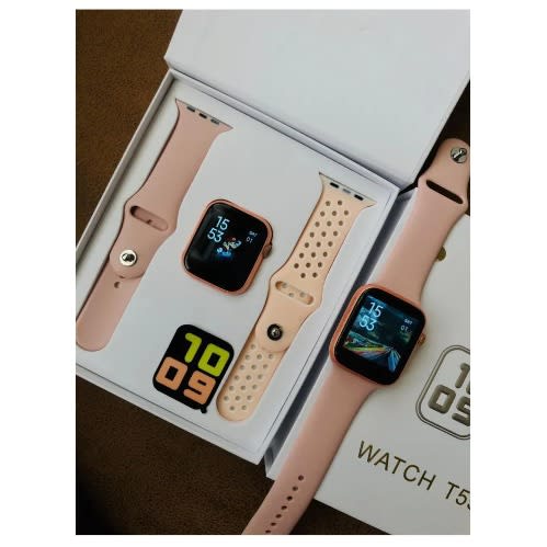 T55 Smartwatch Series 7 Gold With Double Strap | Konga Online Shopping