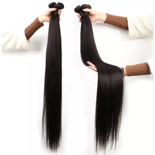 Cambodian Straight Hair With Closure 20