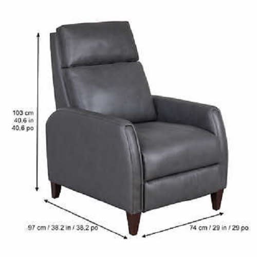 Decklyn Leather Pushback Recliner Konga Online Shopping