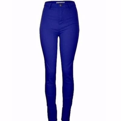 high waisted stretch skinny jeans
