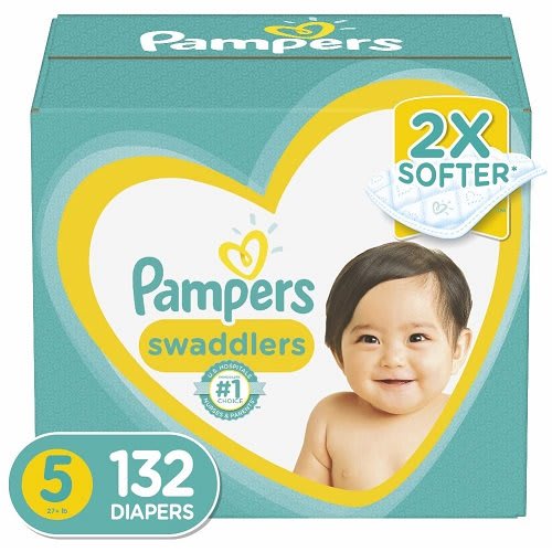 Pampers Diapers Size 5 132 Count Swaddlers Disposable Baby Diapers Konga Online Shopping