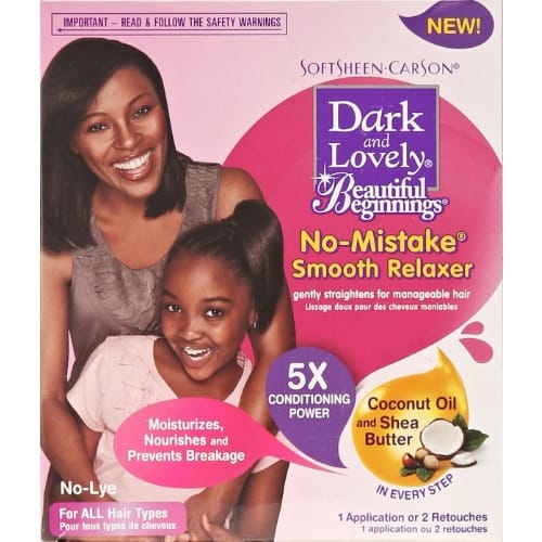 Dark And Lovely Beautiful Beginnings No Mistake Smooth Relaxer For