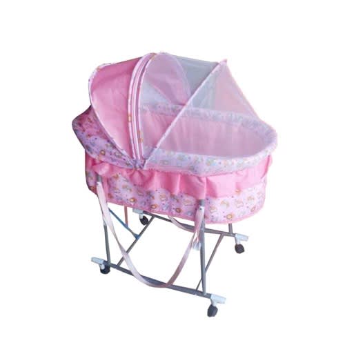 pink baby beds