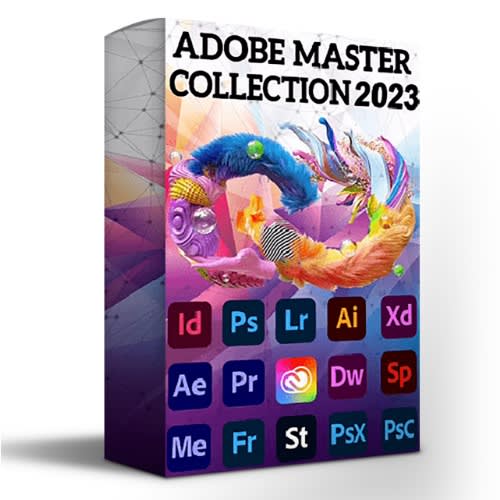 Adobe Master Collection CC 2023 + 64GB Flash Drive + Lifetime