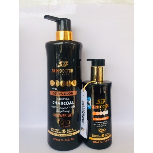 Skin Doctor Gluta Glow Shower Gel 100ml & Gluta Glow Body Lotion