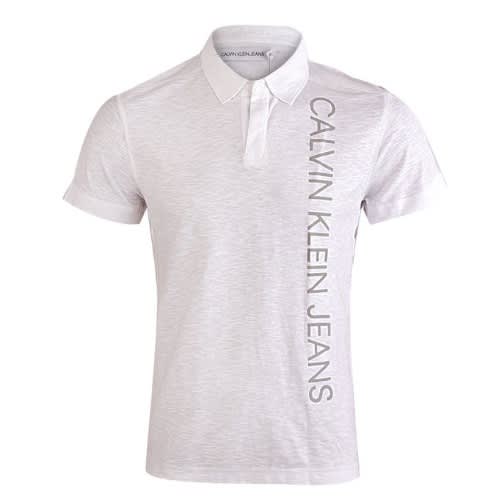 calvin klein white polo