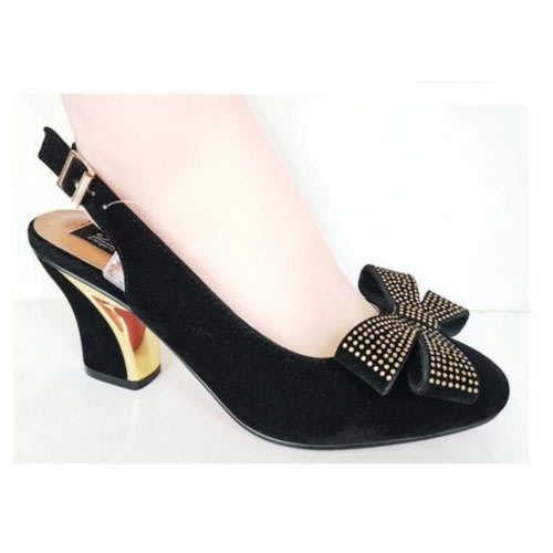 Office studded top heels