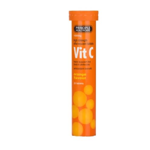 Vitamin C 1000mg Effervescent  By 20 Tablets.