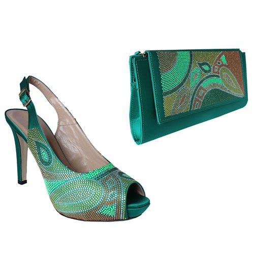 Raimondo Buccelli Shoe Bag Emerald Green