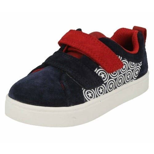 Clarks Boy's Wide Fit Trainers Shoes 