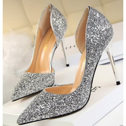 ladies glitter shoes