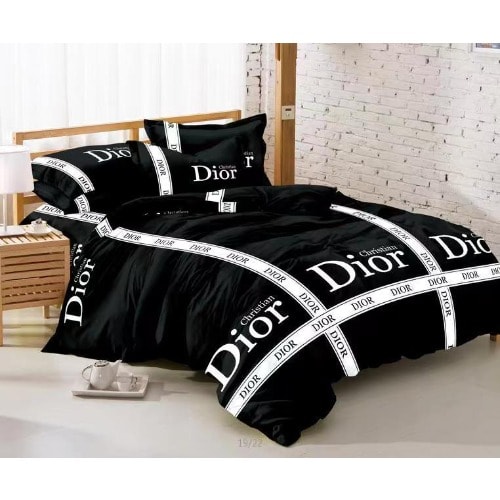 Dior Black Luxury Brand HighEnd Bedding Set Home Decor  Bedding set  Luxury bedding sets Luxury bedding