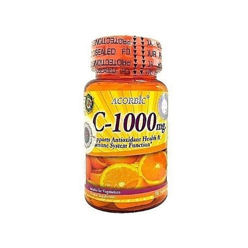 Ascorbic Vitamin C 1000mg 30 Capsules Konga Online Shopping Ascorbic Vitamin C 1000mg 30 Capsules Konga Online Shopping